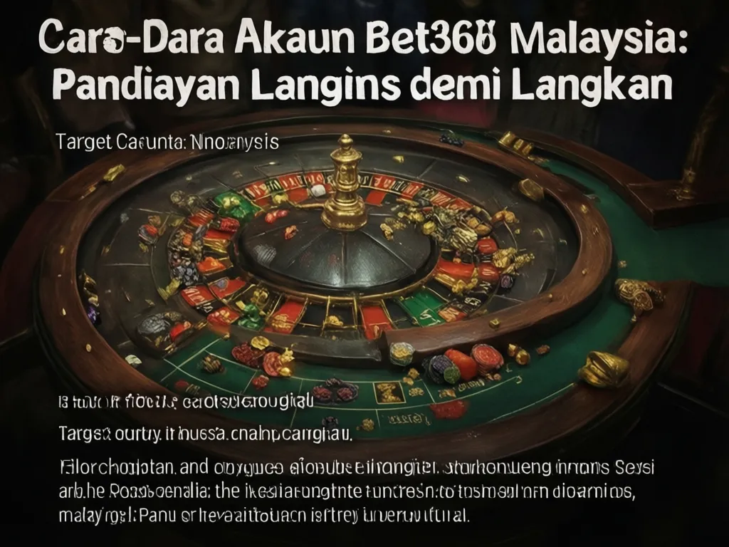 Panduan Daftar Bet365 Malaysia